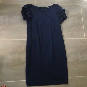 Maternity formal navy dress